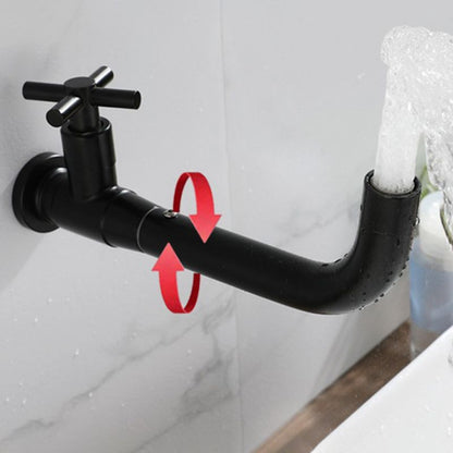 Robinet de Salle de Bain Monté au Mur | Design Épuré en Acier Inoxydable