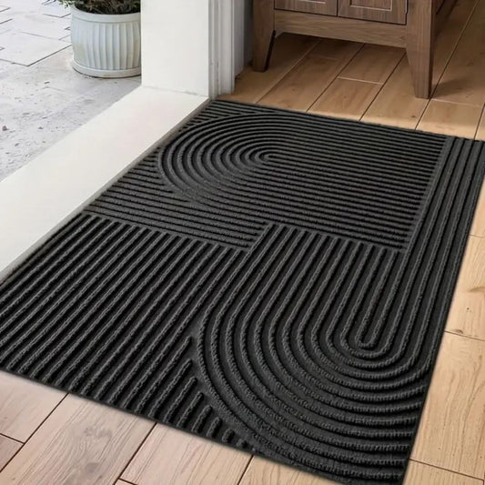 Tapis de Porte Absorbant en Microfibre | Design Élégant avec Dos Antidérapant