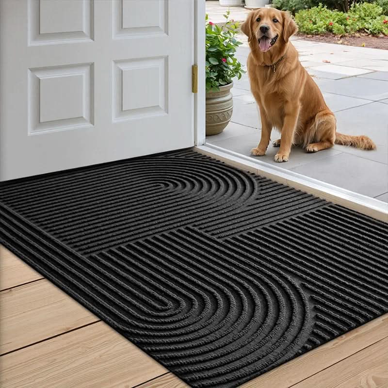 Tapis de Porte Absorbant en Microfibre | Design Élégant avec Dos Antidérapant