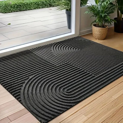 Tapis de Porte Absorbant en Microfibre | Design Élégant avec Dos Antidérapant