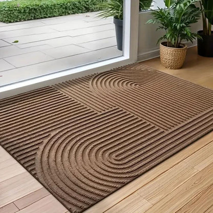 Tapis de Porte Absorbant en Microfibre | Design Élégant avec Dos Antidérapant
