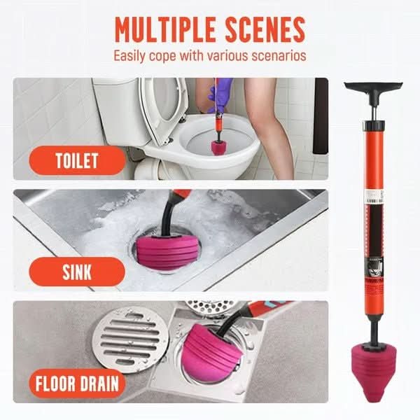 Plongeur Haute Pression pour Toilettes | Débouchage Rapide et Écologique