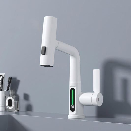 Robinet de Cuisine Intelligent | Affichage Numérique et Rotation 360°