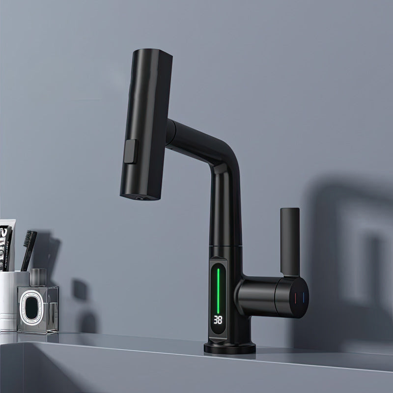 Robinet de Cuisine Intelligent | Affichage Numérique et Rotation 360°