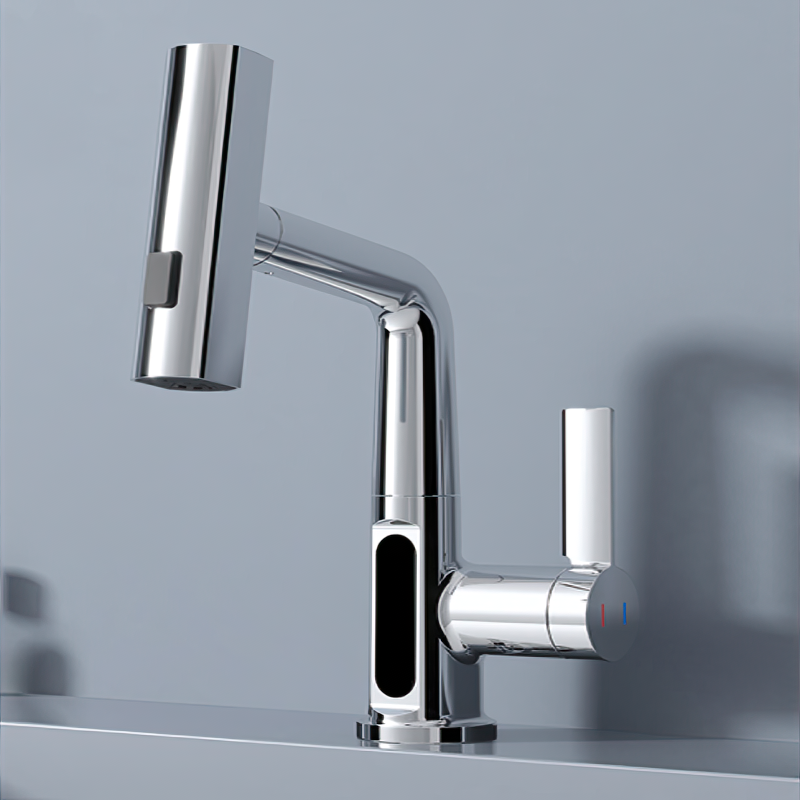 Robinet de Cuisine Intelligent | Affichage Numérique et Rotation 360°