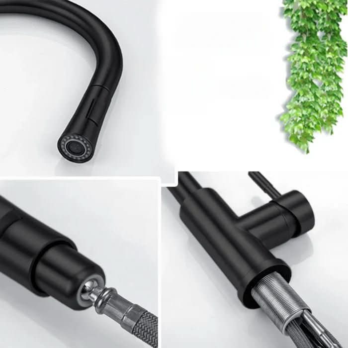Robinet de Cuisine à Capteur | Acier Inoxydable avec Bec Rétractable