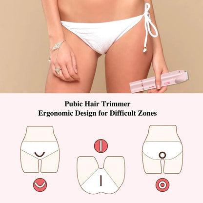 Tondeuse de Bikini Étanche Rechargeable | Rasage Précis et Doux en Toute Sécurité