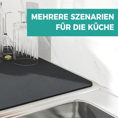 Tapis de Séchage Cuisine Antidérapant | Absorption Rapide et Facile à Nettoyer