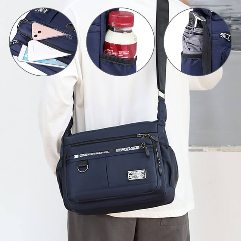 Sac à Bandoulière Imperméable | Léger et Pratique pour Voyager