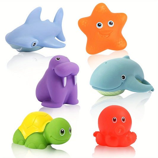 Jouets de Bain Flottants pour Bébés | Animaux Mignons et Sécurisés en PVC