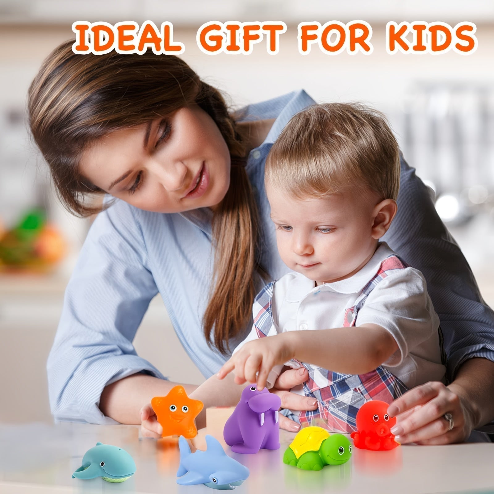 Jouets de Bain Flottants pour Bébés | Animaux Mignons et Sécurisés en PVC