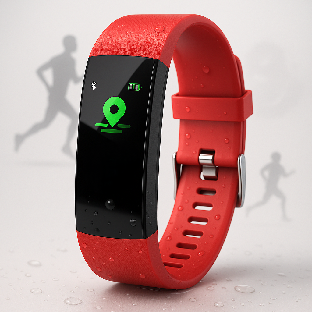 Montre de Fitness Étanche avec Moniteur Cardiaque | Suivi d'Activité et Notifications Intelligentes