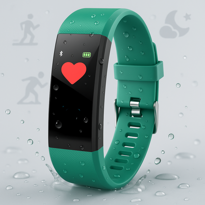 Montre Connectée Étanche pour Fitness | Suivi de Fréquence Cardiaque et d'Activité
