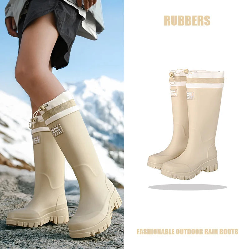 Bottes de Pluie Imperméables pour Femmes | Ajustables et Antidérapantes pour Confort