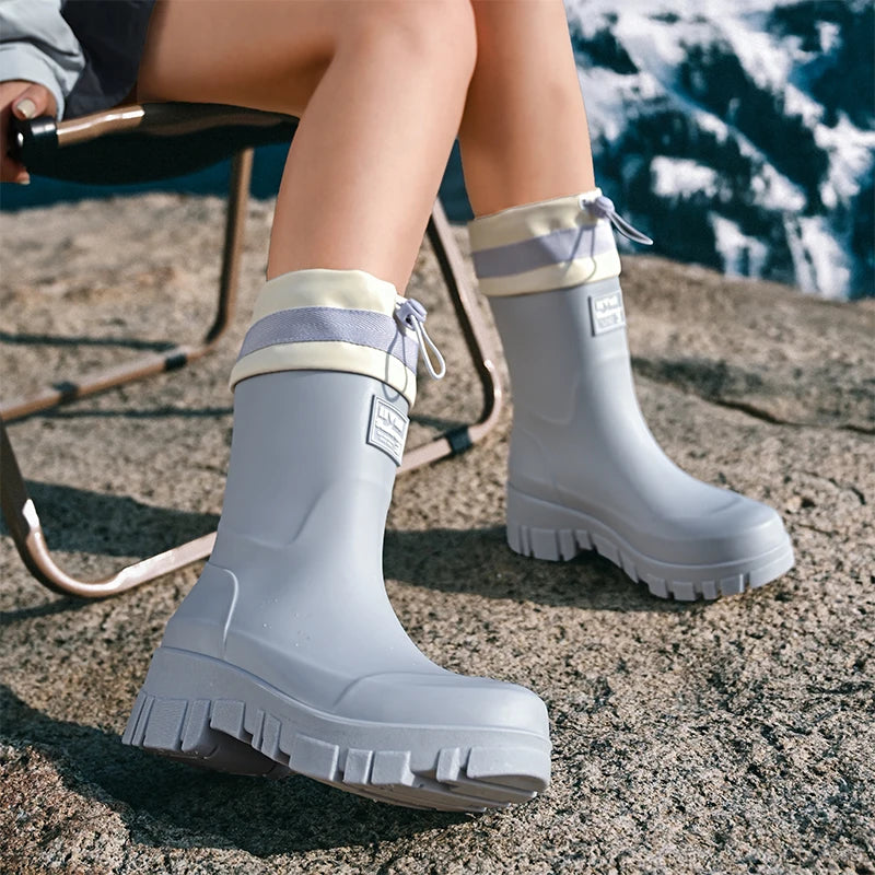 Bottes de Pluie Imperméables pour Femmes | Ajustables et Antidérapantes pour Confort