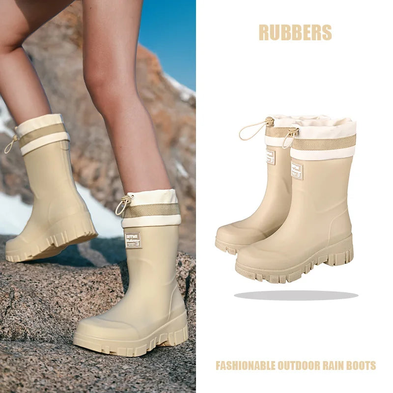 Bottes de Pluie Imperméables pour Femmes | Ajustables et Antidérapantes pour Confort