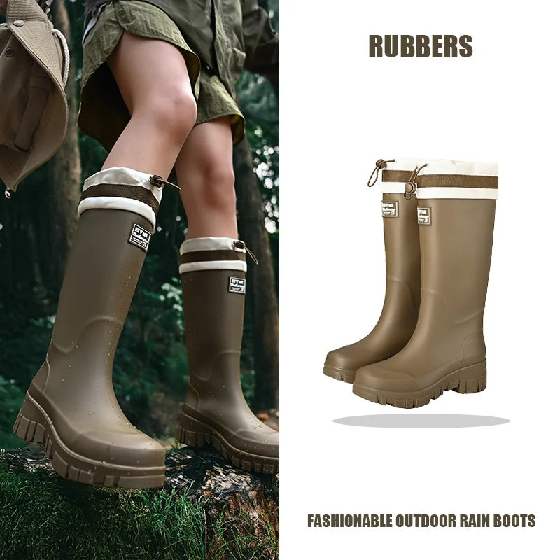 Bottes de Pluie Imperméables pour Femmes | Ajustables et Antidérapantes pour Confort