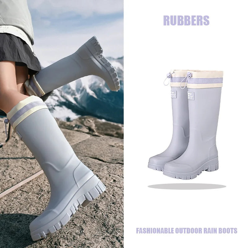 Bottes de Pluie Imperméables pour Femmes | Ajustables et Antidérapantes pour Confort