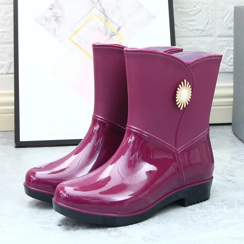 Bottes de Pluie Imperméables pour Femmes | Confort et Protection en PVC