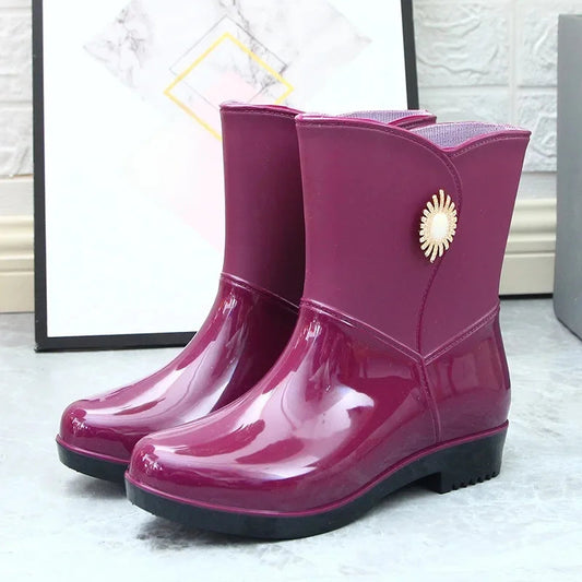 Bottes de Pluie Imperméables pour Femmes | Confort et Protection en PVC