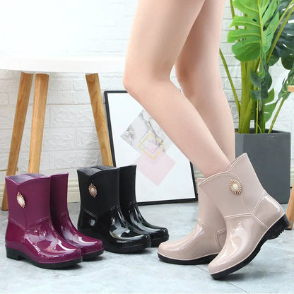 Bottes de Pluie Imperméables pour Femmes | Confort et Protection en PVC