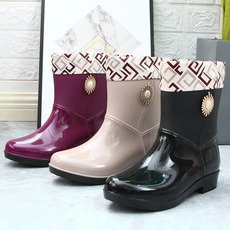 Bottes de Pluie Imperméables pour Femmes | Confort et Protection en PVC