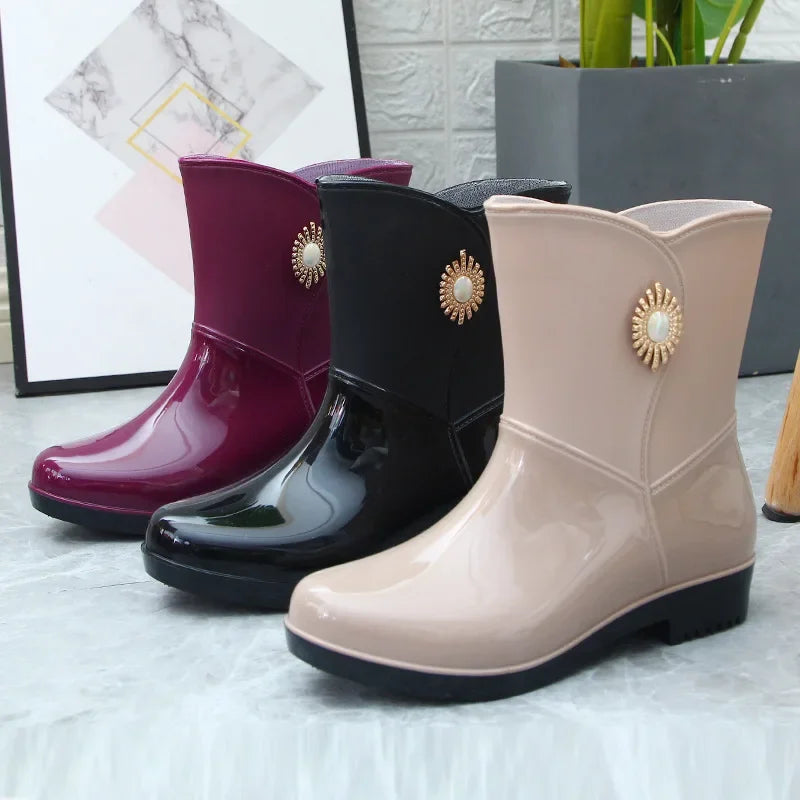 Bottes de Pluie Imperméables pour Femmes | Confort et Protection en PVC