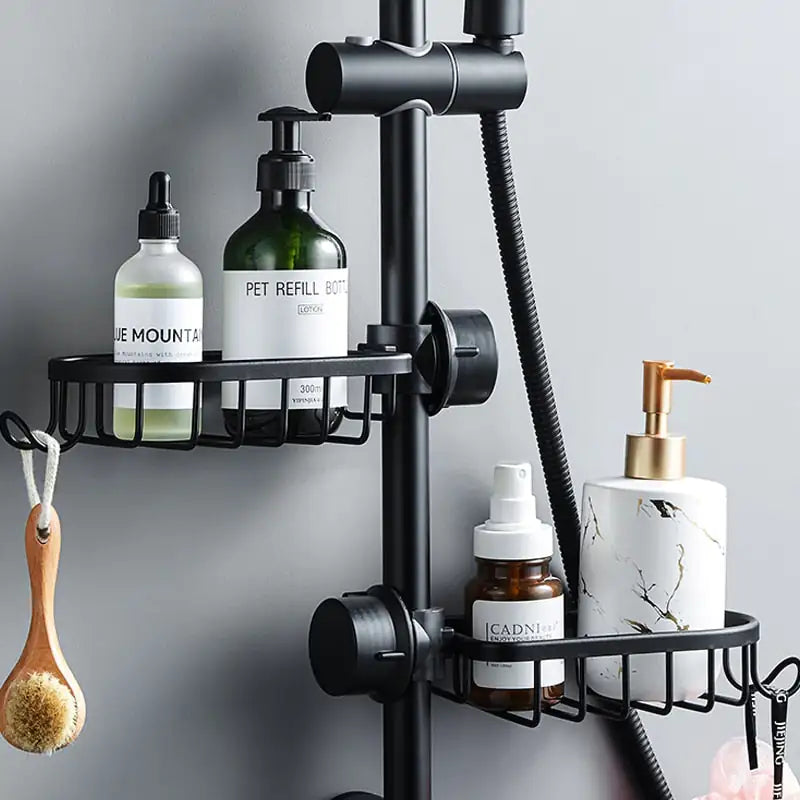 Étagère de Douche en Acier Inoxydable | Installation Facile et Design Élégant