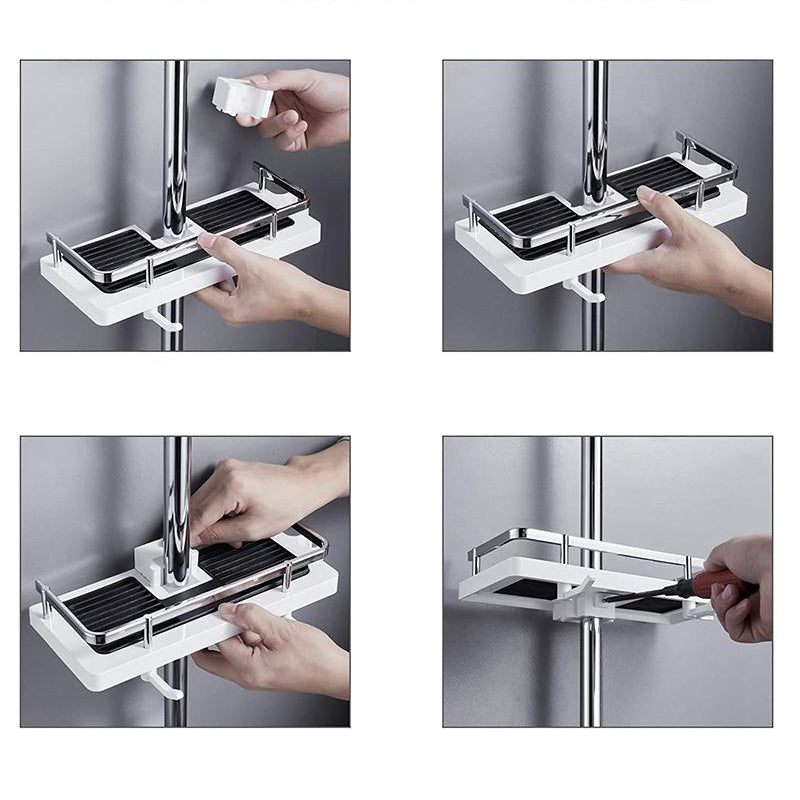 Caddy de Douche Ajustable | Rangement Organisé et Pratique