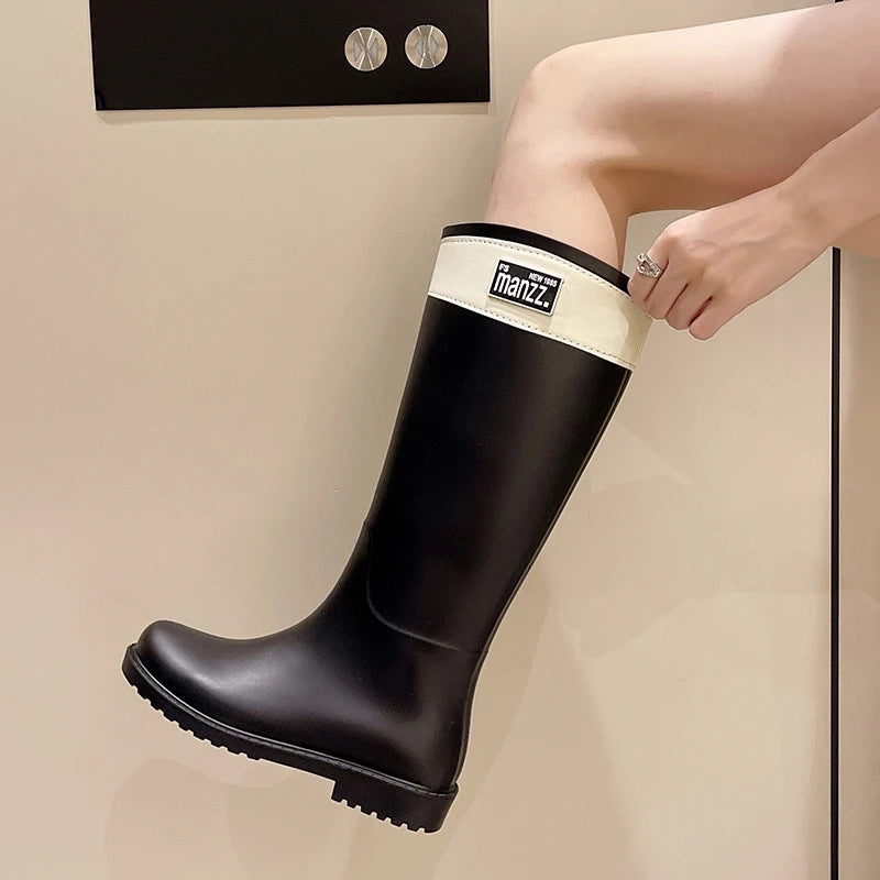 Bottes de Pluie Montantes pour Femmes | Légères et Imperméables avec Traction
