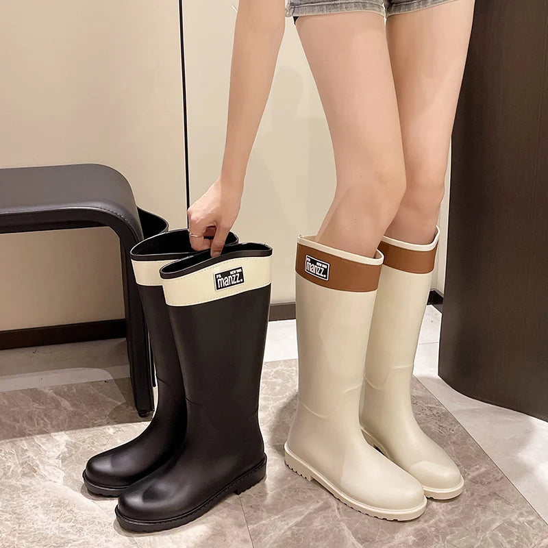Bottes de Pluie Montantes pour Femmes | Légères et Imperméables avec Traction
