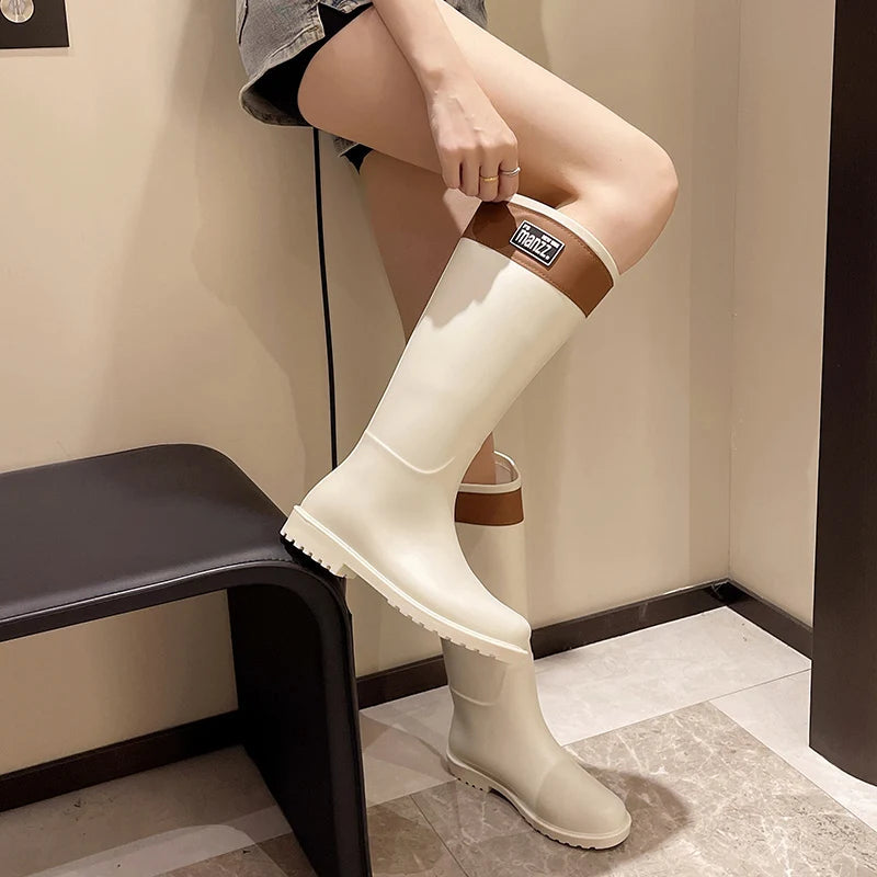 Bottes de Pluie Montantes pour Femmes | Légères et Imperméables avec Traction
