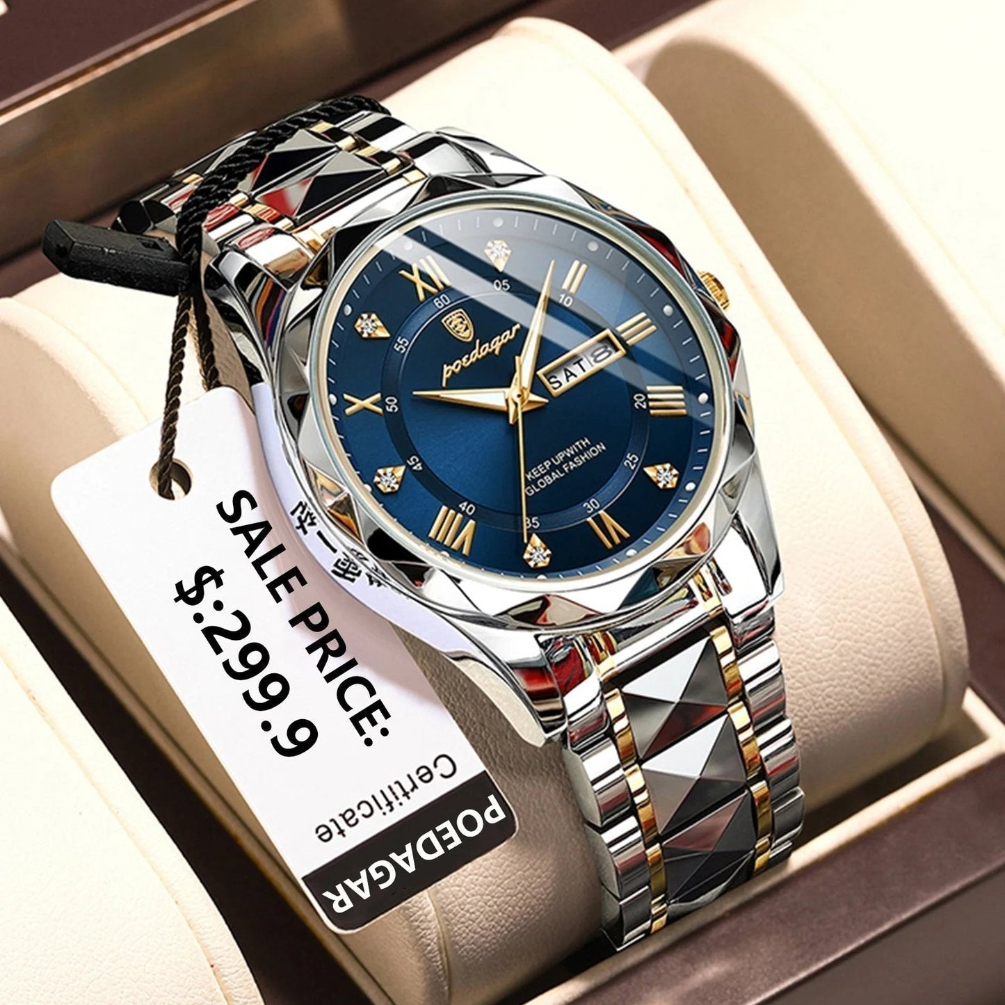 Montre Lumineuse Étanche pour Hommes | Idéale pour Activités de Plein Air