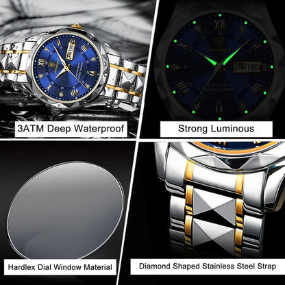 Montre Lumineuse Étanche pour Hommes | Idéale pour Activités de Plein Air