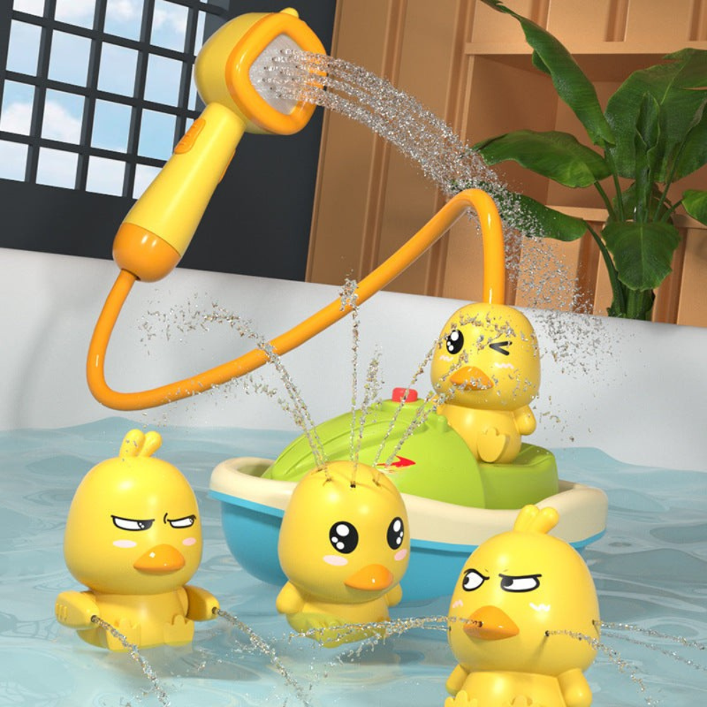 Jouets de Bain Interactifs pour Enfants | Canards Flottants et Douchette Amusante
