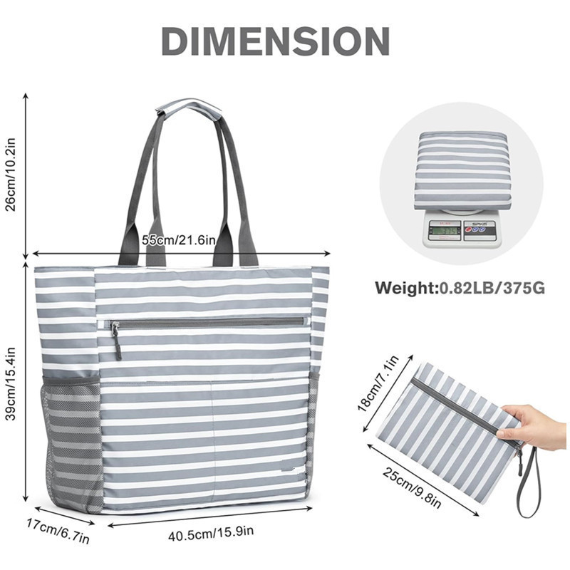 Sac de Plage Étanche Spacieux | Organisation Facile et Transport Pratique