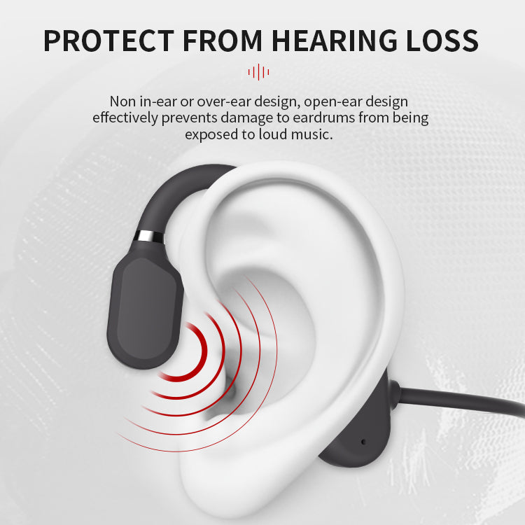 Casque à Conduction Osseuse Étanche | Design Sportif et Confort Optimal