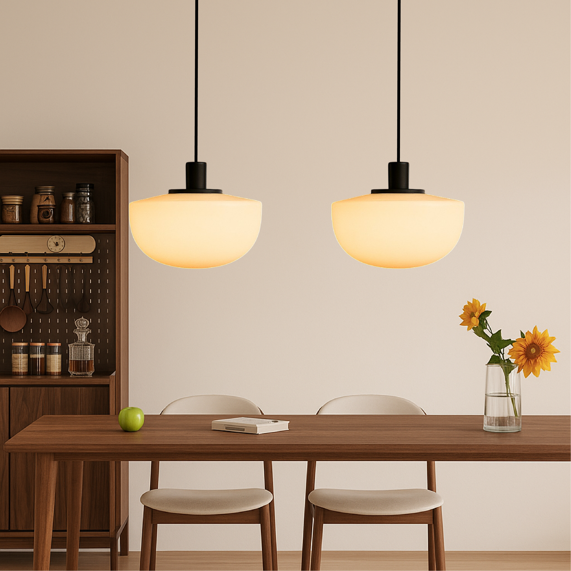 Lampe Suspendue LED Italienne | Design Élégant et Atmosphère Chaleureuse