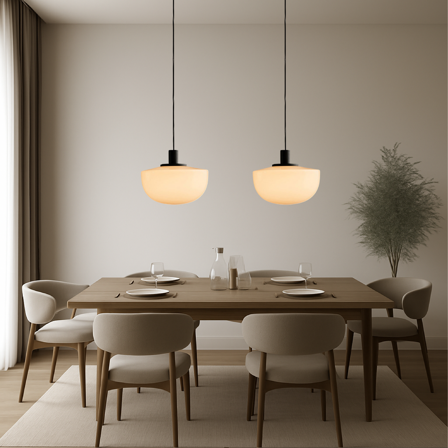 Lampe Suspendue LED Italienne | Design Élégant et Atmosphère Chaleureuse