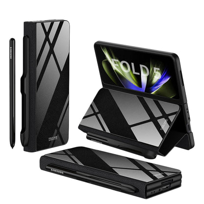 Étui en Cuir Antichoc pour Galaxy Z Fold | Protection Ultime avec Support et Emplacement pour Cartes