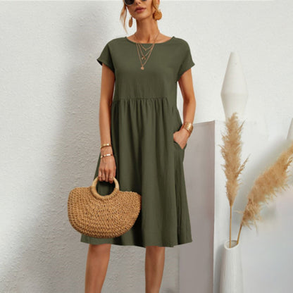 Robe d'Été Élégante pour Femmes | Polyester Écologique et Confort Optimal