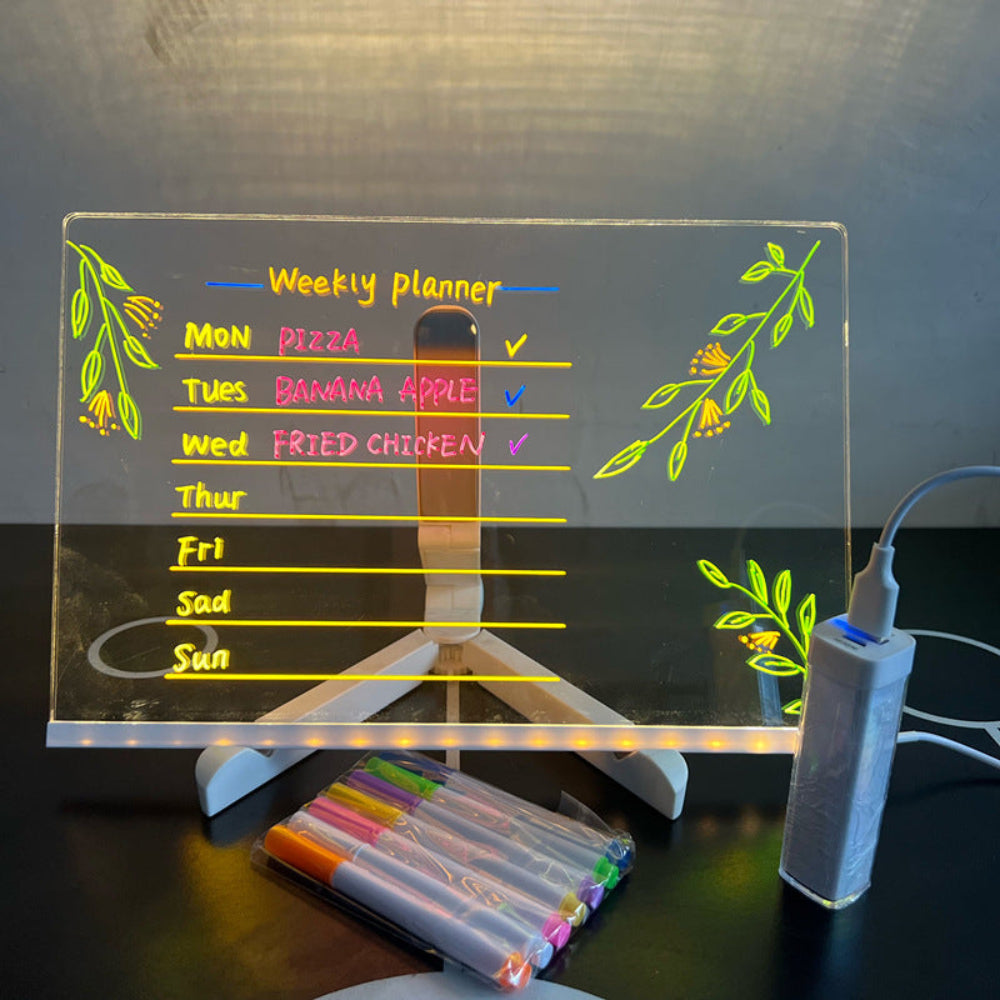 Tableau de Dessin LED pour Enfants | Jouet Artistique Réutilisable et Éducatif