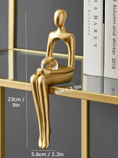 Figurines Abstraites Élégantes | Décor Contemporain pour Maison Moderne