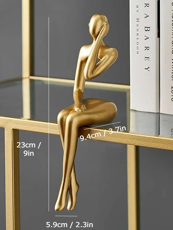 Figurines Abstraites Élégantes | Décor Contemporain pour Maison Moderne