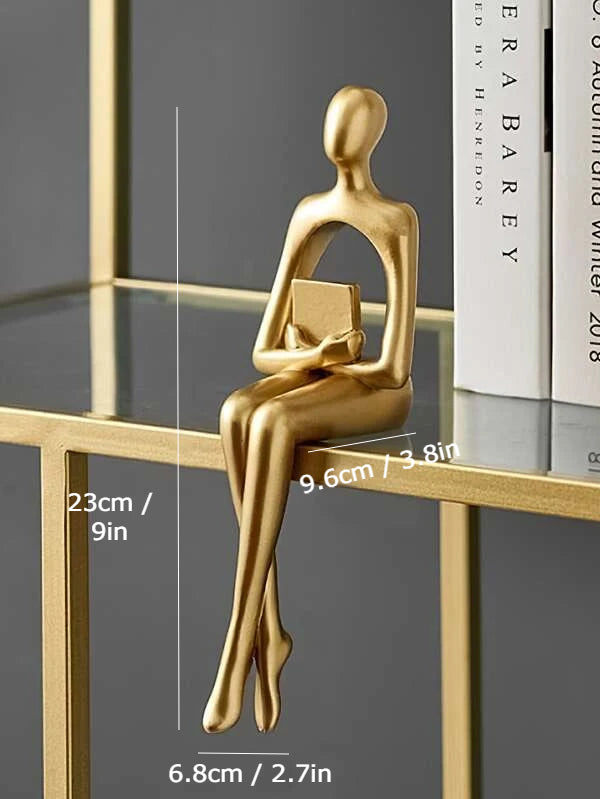 Figurines Abstraites Élégantes | Décor Contemporain pour Maison Moderne