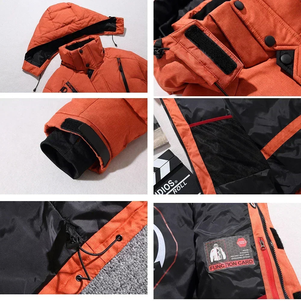 Combinaison de Ski Imperméable pour Hommes | Isolation Premium et Protection Contre le Froid