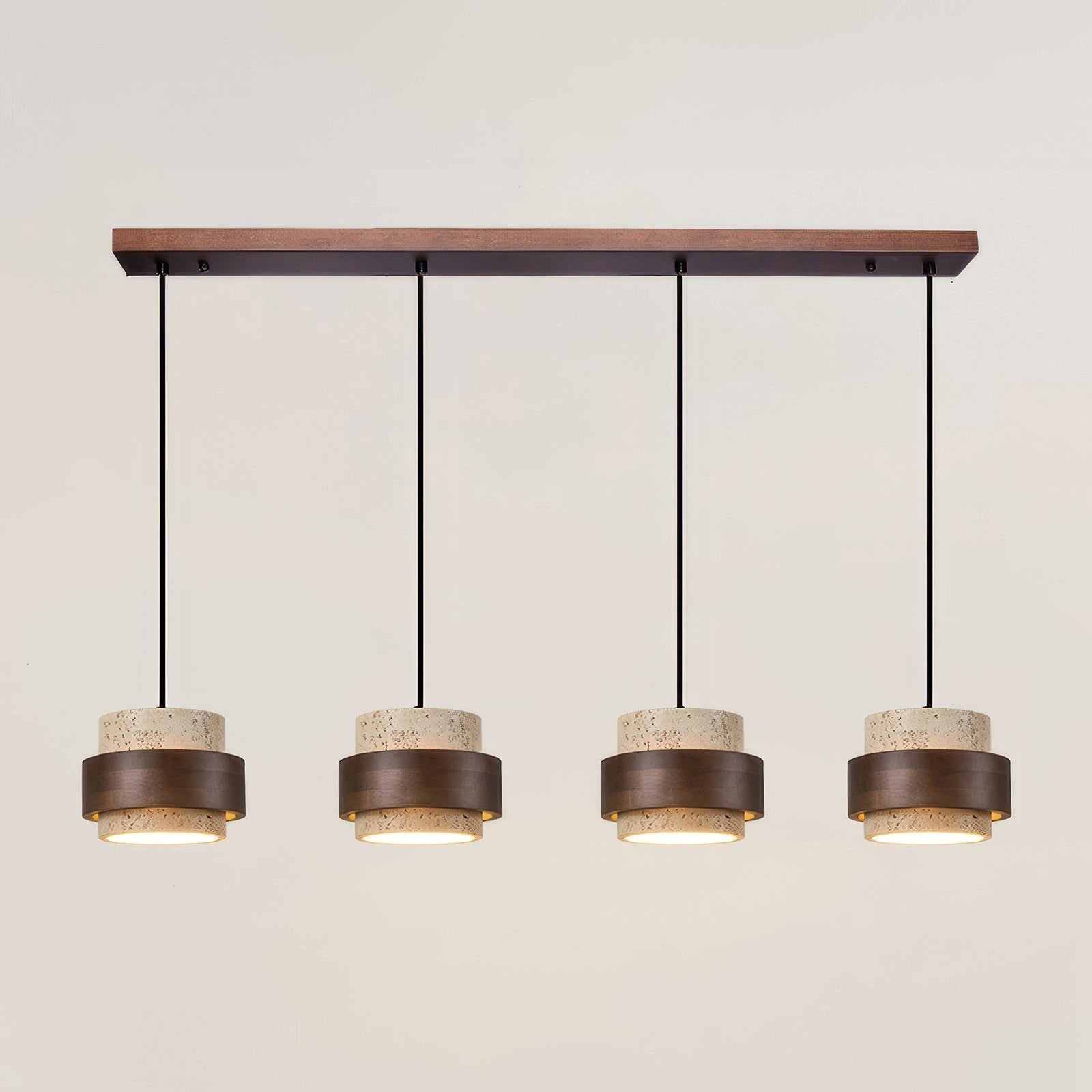 Lampe Suspendue en Pierre Naturelle | Esthétique Wabi-Sabi et Ambiance Chaleureuse