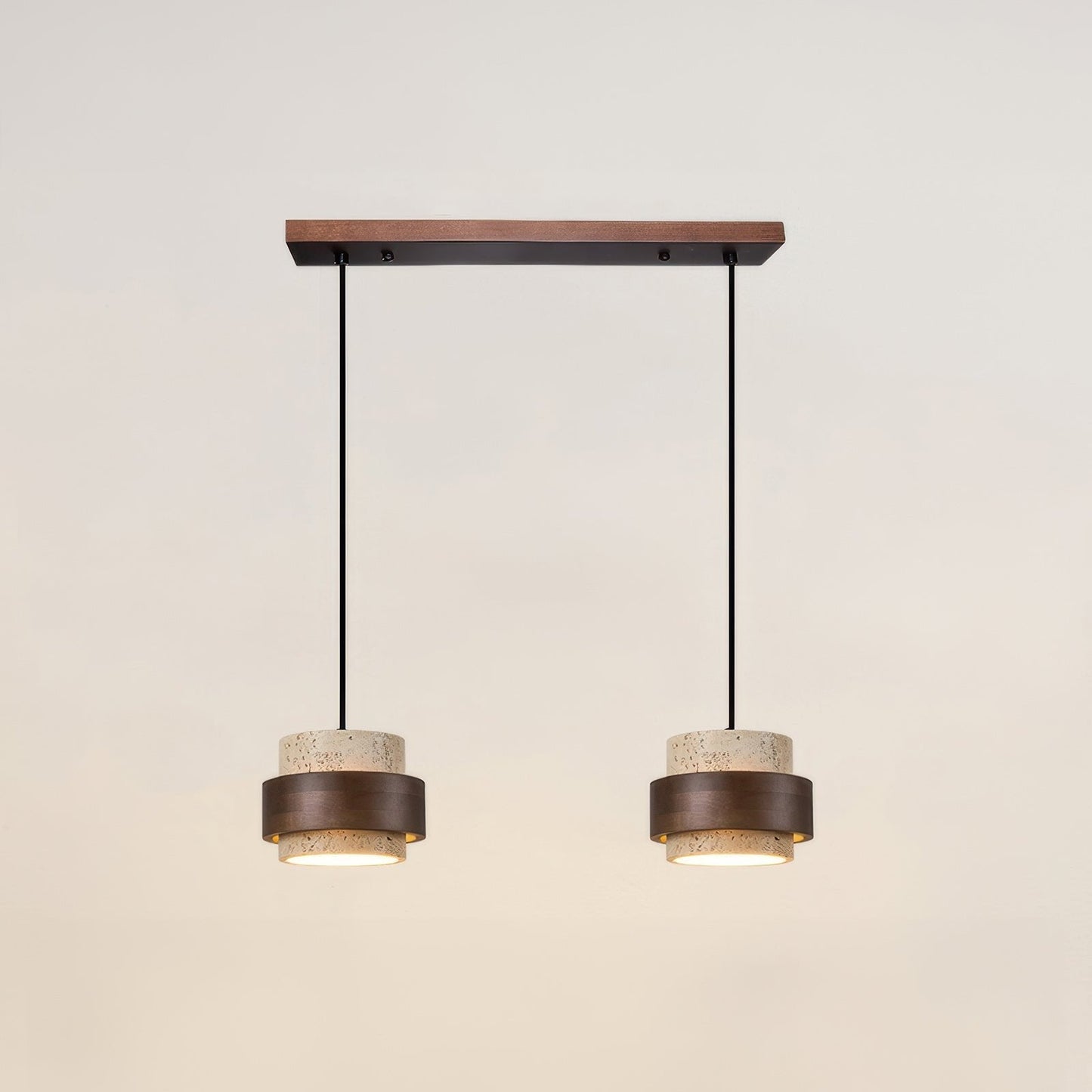 Lampe Suspendue en Pierre Naturelle | Esthétique Wabi-Sabi et Ambiance Chaleureuse