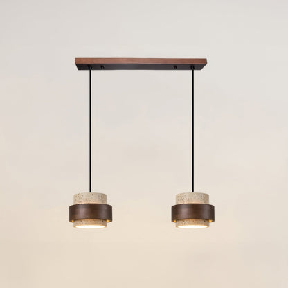 Lampe Suspendue en Pierre Naturelle | Esthétique Wabi-Sabi et Ambiance Chaleureuse