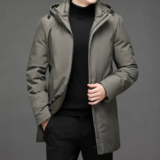 Veste Puffer Longue pour Hommes | Protection Maximale contre le Froid